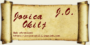 Jovica Okilj vizit kartica